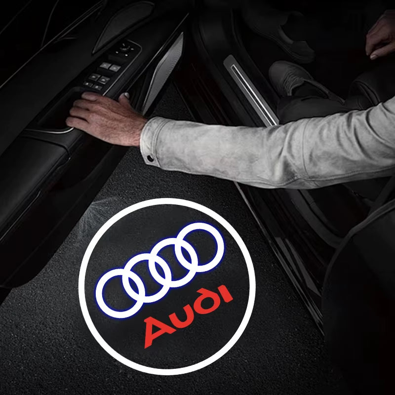 Led Car Door Welcome Light Logo Projector Laser for A1 A3 A4 A5 A6 B5 B6 B7 B8 C5 C6 C7 A7 A8 Q3 Q5 Q7 TT 8V Car Accessorie