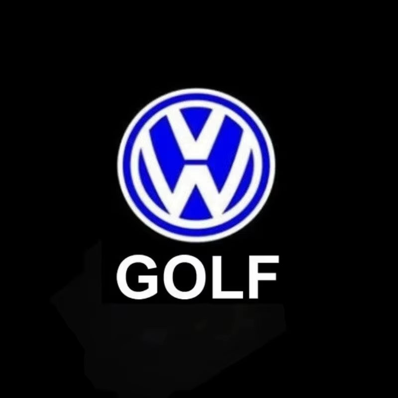 LED Car Door Logo Light Projector Lamp Accessories for VW Touareg 7P Golf 5 6 7 Jetta MK5 MK6 MK7 Passat B6 B7 B9 B8