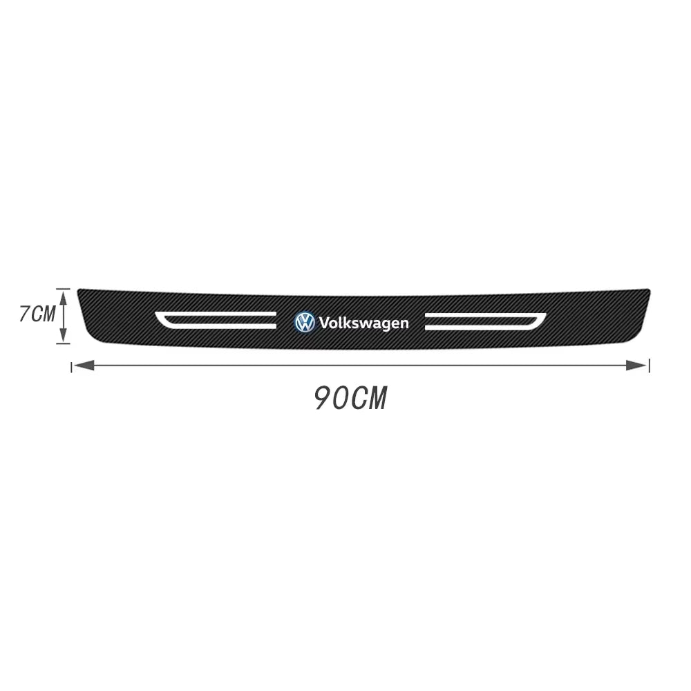 Car Door Threshold Protector Decal for Volkswagen Passat Tiguan Golf Bora Jetta Sharan T3 T5 Magotan Beetle Trunk Bumper Sticker