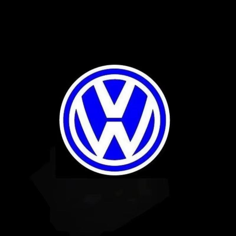 LED Car Door Logo Light Projector Lamp Accessories for  VW Touareg 7P Golf 5 6 7 Jetta MK5 MK6 MK7 Passat B6 B7 B9 B8