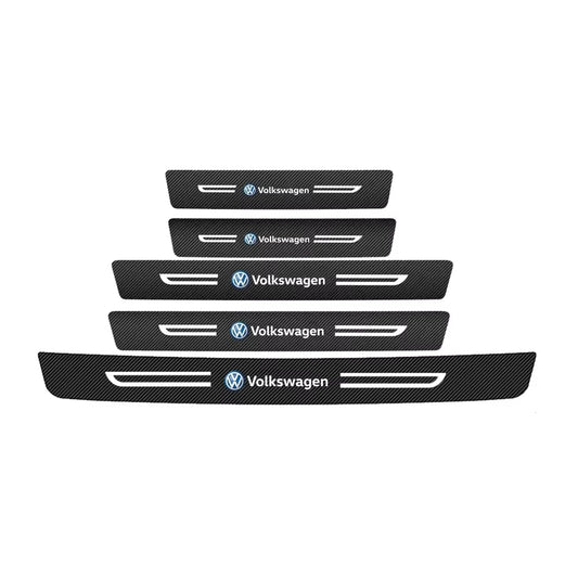 Car Door Threshold Protector Decal for Volkswagen Passat Tiguan Golf Bora Jetta Sharan T3 T5 Magotan Beetle Trunk Bumper Sticker