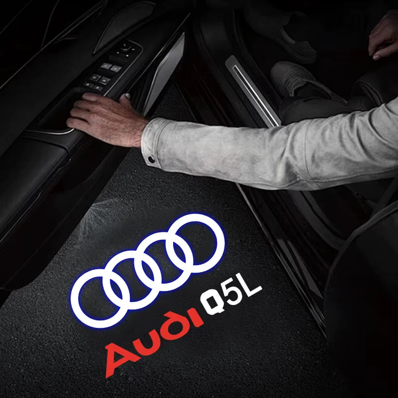 Led Car Door Welcome Light Logo Projector Laser for  A1 A3 A4 A5 A6 B5 B6 B7 B8 C5 C6 C7 A7 A8 Q3 Q5 Q7 TT 8V Car Accessorie