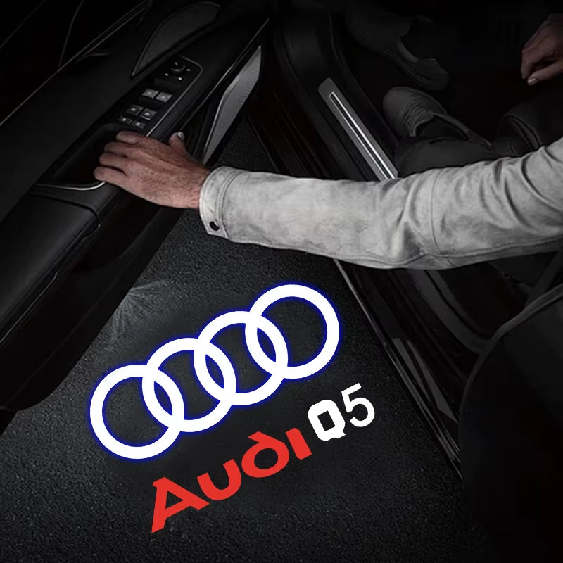 Led Car Door Welcome Light Logo Projector Laser for  A1 A3 A4 A5 A6 B5 B6 B7 B8 C5 C6 C7 A7 A8 Q3 Q5 Q7 TT 8V Car Accessorie