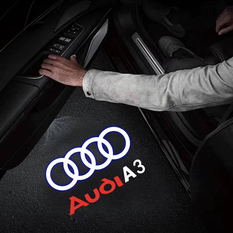 Led Car Door Welcome Light Logo Projector Laser for  A1 A3 A4 A5 A6 B5 B6 B7 B8 C5 C6 C7 A7 A8 Q3 Q5 Q7 TT 8V Car Accessorie