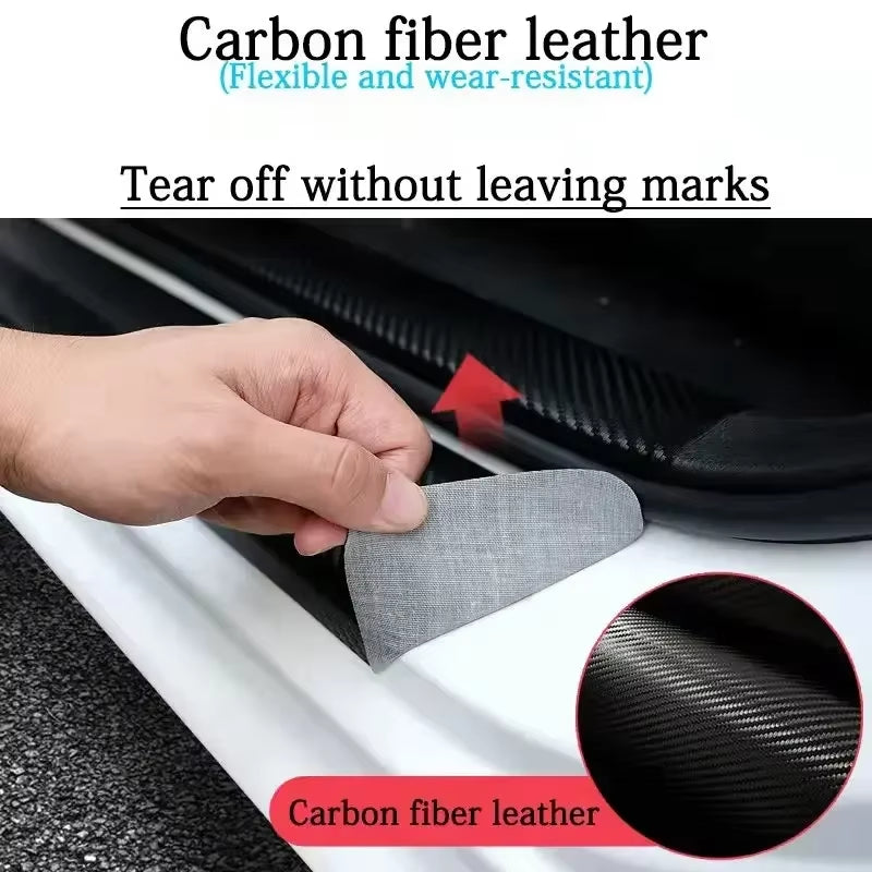 Car Door Threshold Protector Decal for Volkswagen Passat Tiguan Golf Bora Jetta Sharan T3 T5 Magotan Beetle Trunk Bumper Sticker
