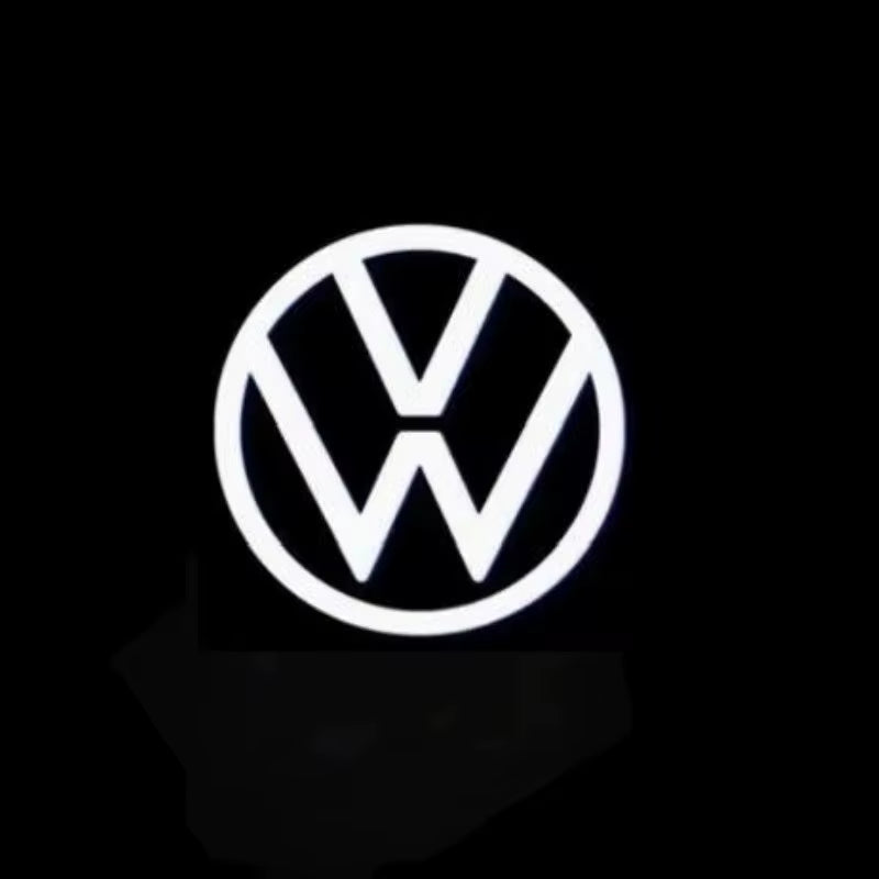 LED Car Door Logo Light Projector Lamp Accessories for  VW Touareg 7P Golf 5 6 7 Jetta MK5 MK6 MK7 Passat B6 B7 B9 B8