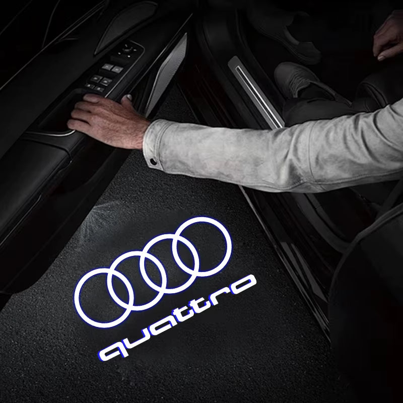 Led Car Door Welcome Light Logo Projector Laser for  A1 A3 A4 A5 A6 B5 B6 B7 B8 C5 C6 C7 A7 A8 Q3 Q5 Q7 TT 8V Car Accessorie