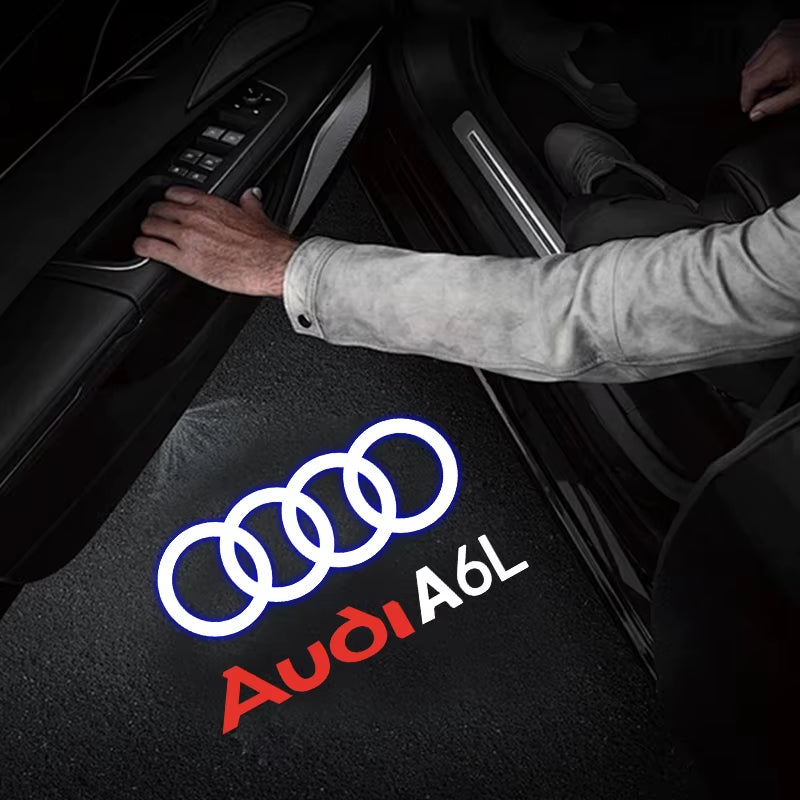 Led Car Door Welcome Light Logo Projector Laser for  A1 A3 A4 A5 A6 B5 B6 B7 B8 C5 C6 C7 A7 A8 Q3 Q5 Q7 TT 8V Car Accessorie