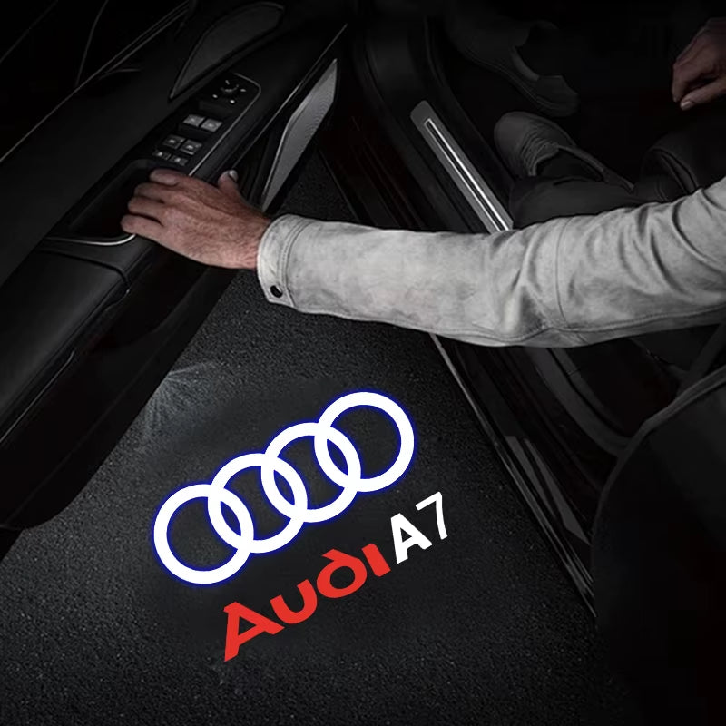 Led Car Door Welcome Light Logo Projector Laser for  A1 A3 A4 A5 A6 B5 B6 B7 B8 C5 C6 C7 A7 A8 Q3 Q5 Q7 TT 8V Car Accessorie