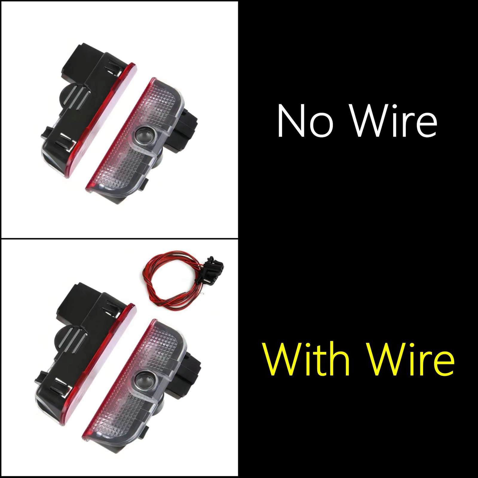 LED Car Door Logo Light Projector Lamp Accessories for  VW Touareg 7P Golf 5 6 7 Jetta MK5 MK6 MK7 Passat B6 B7 B9 B8
