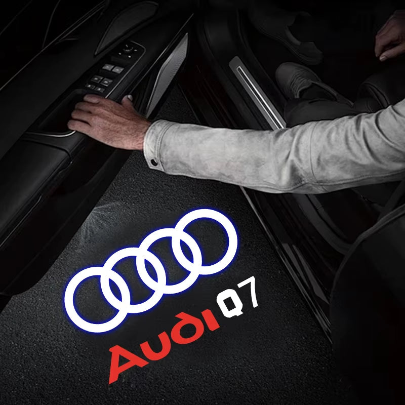 Led Car Door Welcome Light Logo Projector Laser for  A1 A3 A4 A5 A6 B5 B6 B7 B8 C5 C6 C7 A7 A8 Q3 Q5 Q7 TT 8V Car Accessorie